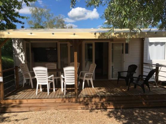 Verhuur van stacaravan Grand comfort-3 tot max 6 pers.