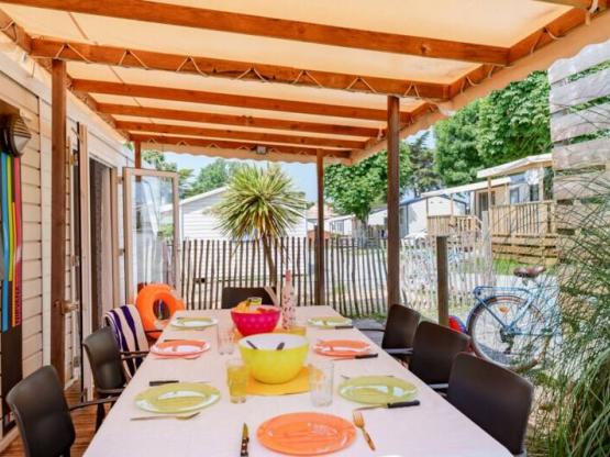 Stacaravan Detente 2018 GRAND CONFORT 36m² - 4 slaapkamers + TV en vaatwasser