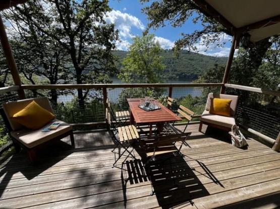 Blokhut Lodge Africa 39m² (2 slaapkamers) + overdekt terras