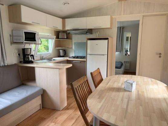 Stacaravan Premium (3 slaapkamers) + overdekt terrass