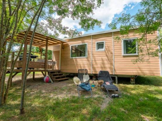 Stacaravan PREMIUM 6pers 3 kamers - overdekt terras