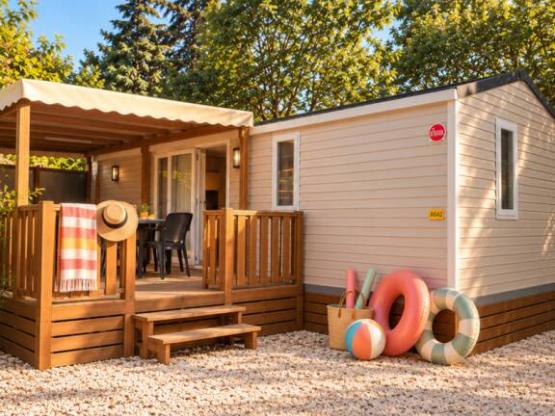 Stacaravan BALNEO (airconditioning + tv + Vaatwasser + Whirlpool) 8