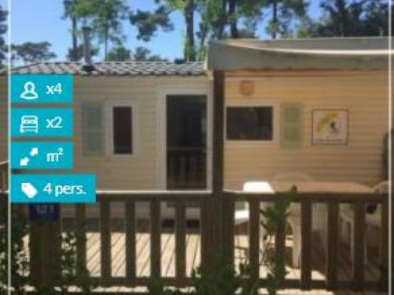 Stacaravan 4 personen Comfort klein model