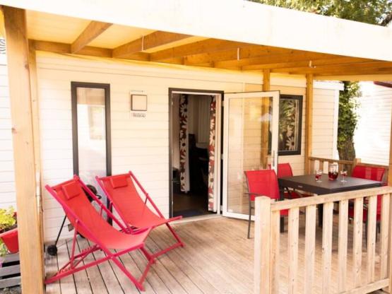 Stacaravan PREMIUM 2 Kamers 27 m² + terras