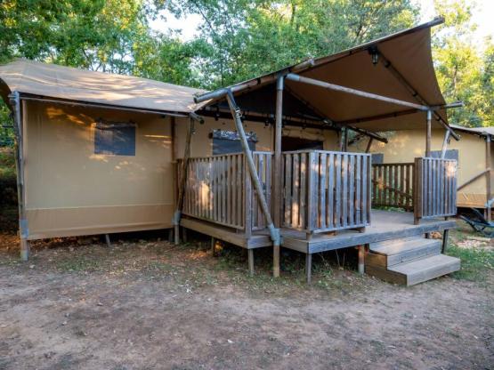 Safarizelte CRO MAGNON 53m² mit Sanitäranlagen