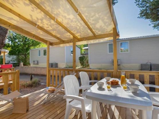 Mobile Home DUO Romarin 20m² / air conditioned-1 bedroom - Terrace 11m2