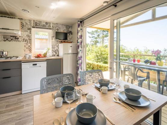 Stacaravan PREMIUM PLUS 2 slaapkamers