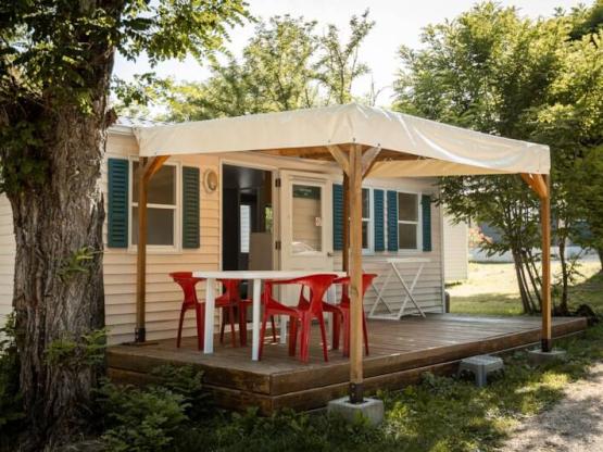 Stacaravan Cottage  - 31m² - 2 (slaap)kamers - airconditioning